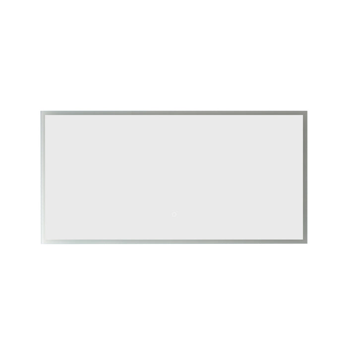 48 Inch Arbor Rectangle LED Bathroom Wall Mirror - Backlit Dimmable Vanity Mirror
