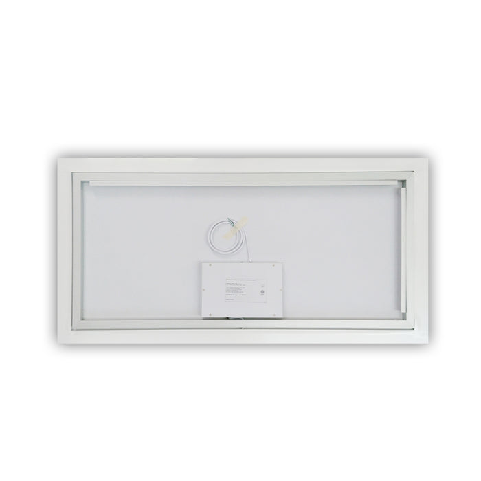 48 Inch Arbor Rectangle LED Bathroom Wall Mirror - Backlit Dimmable Vanity Mirror