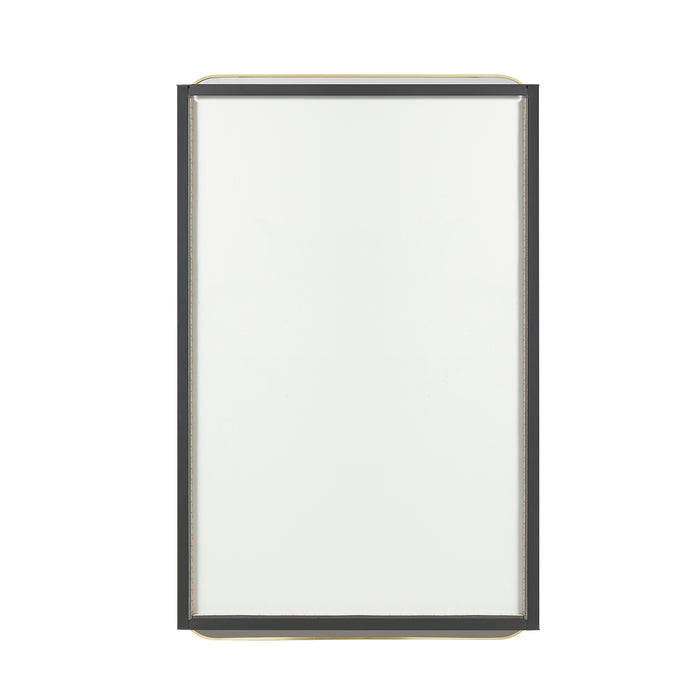 Pacifica Brushed Gold Mirror Cabinet – 20" W x 32" H Aluminum Medicine Cabinet for Modern Bathrooms