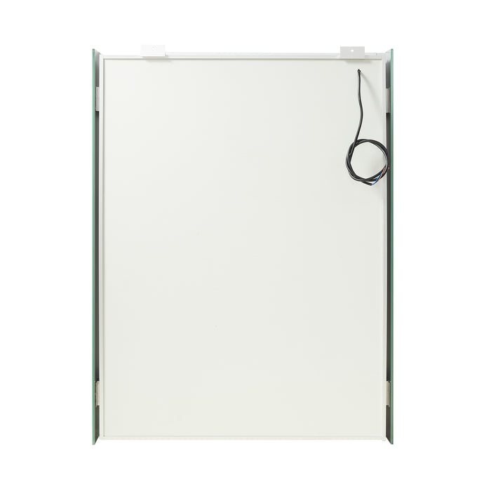 Loden 24x32 Lighted Medicine Cabinet – Modern Frameless LED Mirror with Aluminum Frame