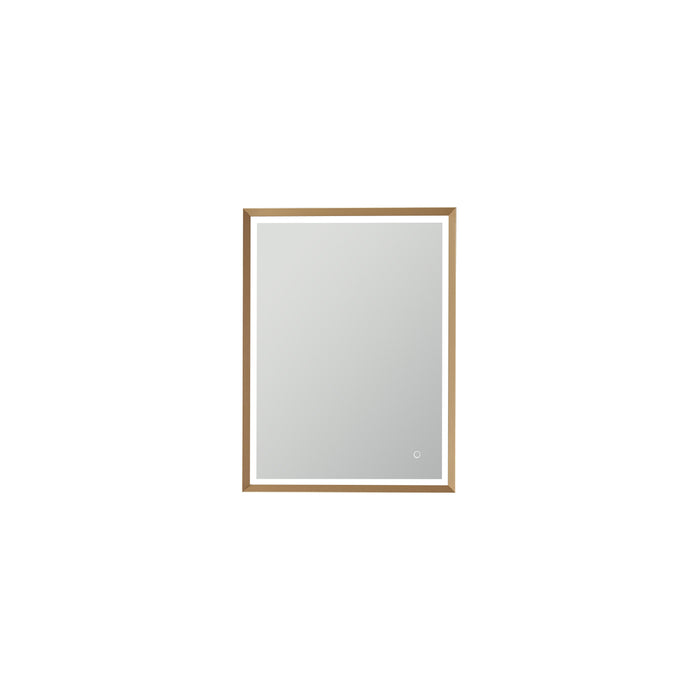 24-Inch Ambrosia Rectangle LED Backlit Bathroom Mirror with Touch Switch