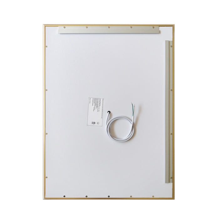 24-Inch Ambrosia Rectangle LED Backlit Bathroom Mirror with Touch Switch