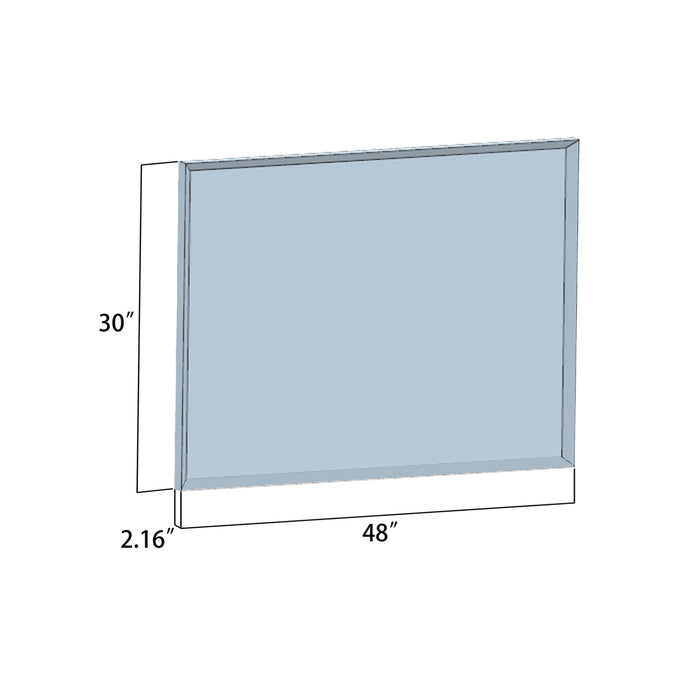 48-Inch Arcadia Touch Control LED Bathroom Mirror Rectangle Aluminum Frame