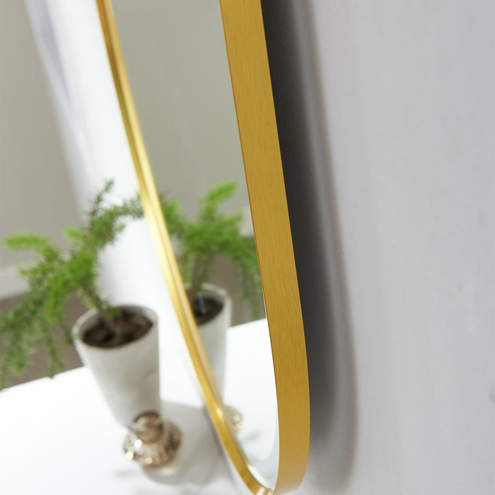 24-Inch Amara Oval LED Backlit Bathroom Wall Mirror - With Touch Sensor