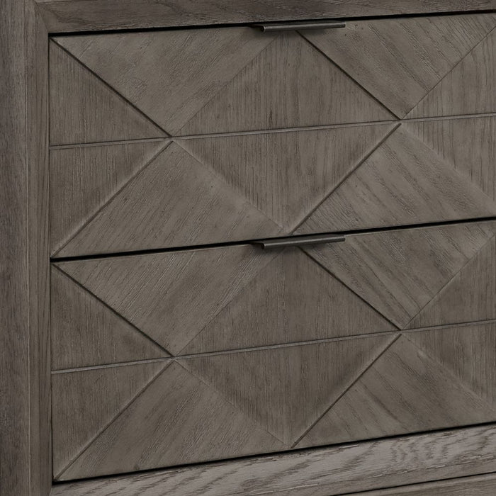 Gradisca 48" Grey Oak Wood Bathroom Vanity Cabinet with Artificial Stone Top – Pre-Drilled Faucet Holes