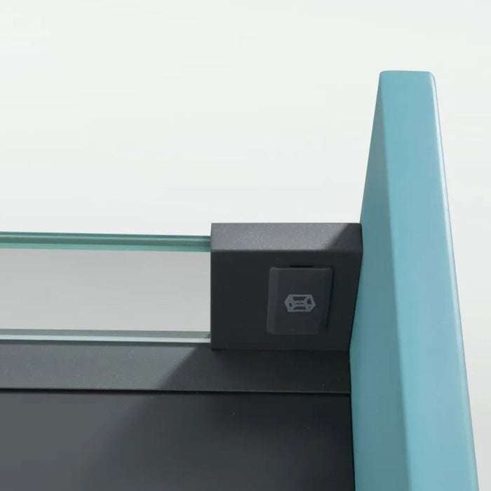 Aziza 48" Double Sink Bathroom Vanity in Teal Green Finish – Modern MDF Construction with 4 Drawers