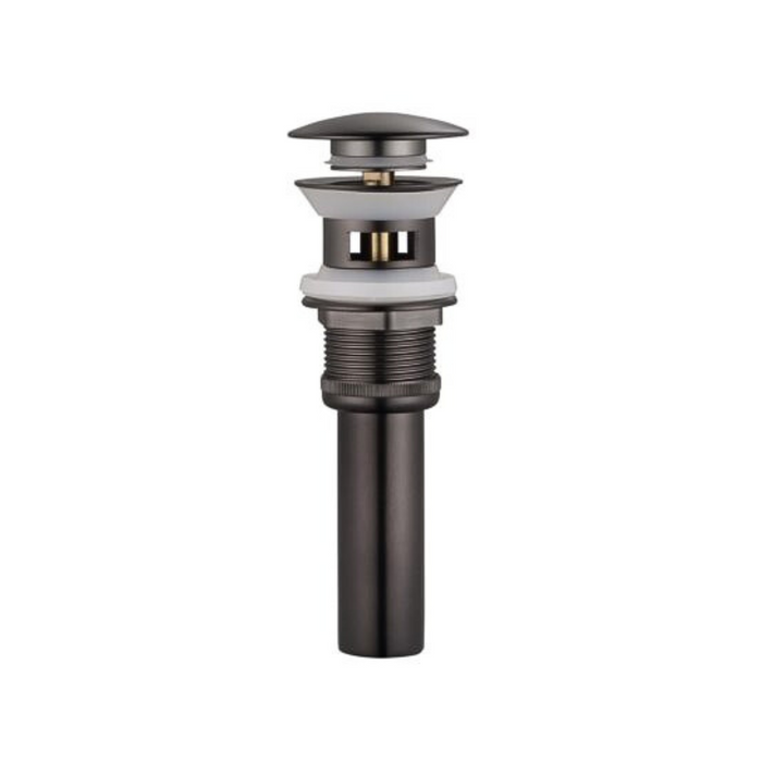 UPC Black Deris Series Faucet – Widespread, Drain Included