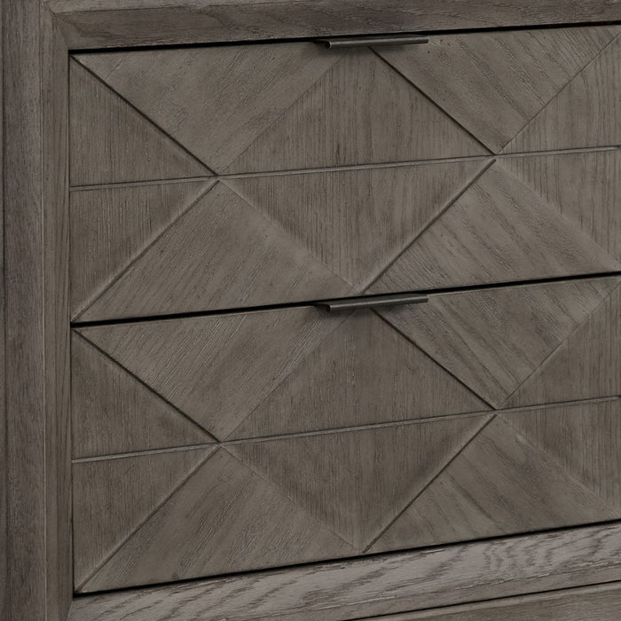 Gradisca 48" Grey Oak Wood Bathroom Vanity Cabinet with Artificial Stone Top – Pre-Drilled Faucet Holes