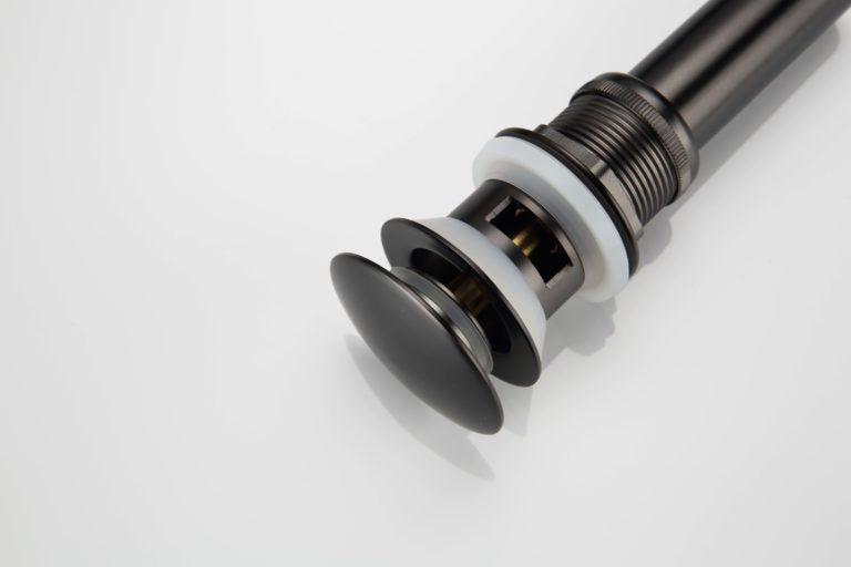 UPC Zivah Faucet – Widespread Oil-Rubbed Look, With Drain