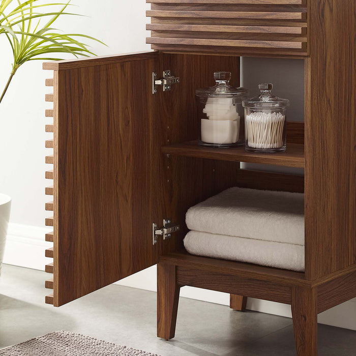 18-Inch Erik Modern Vanity Cabinet – Small Space Solution, Sink Not Included
