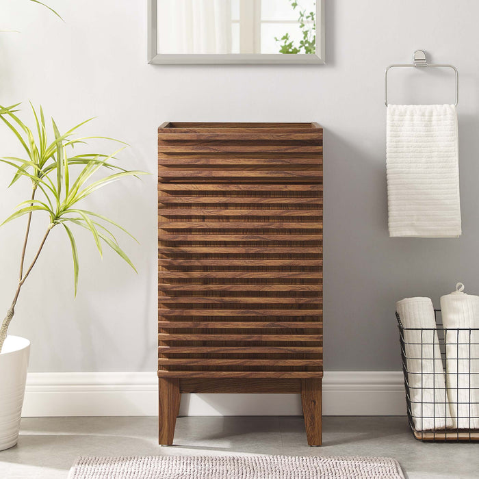 18-Inch Erik Modern Vanity Cabinet – Small Space Solution, Sink Not Included