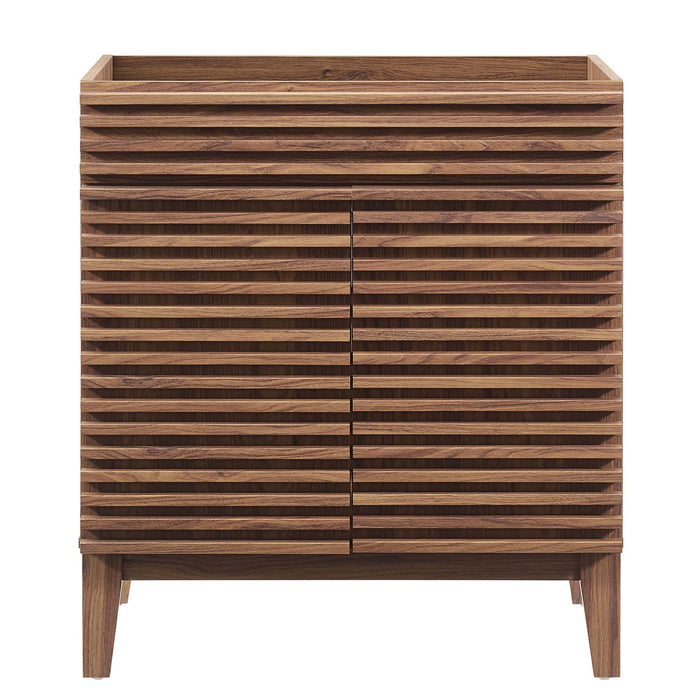 30 Inch Reuben Engineered Wood Bathroom Cabinet – Retro Look, Sink Basin Not Included