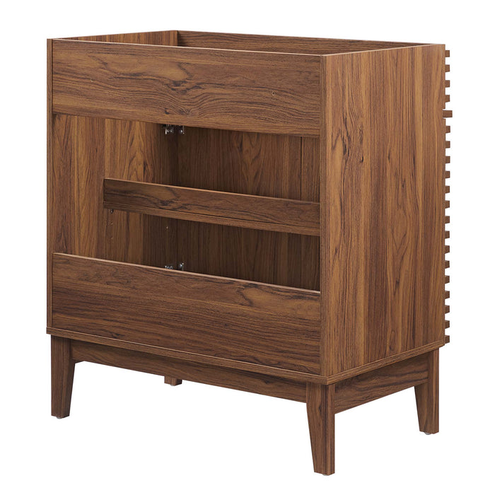 30 Inch Reuben Engineered Wood Bathroom Cabinet – Retro Look, Sink Basin Not Included