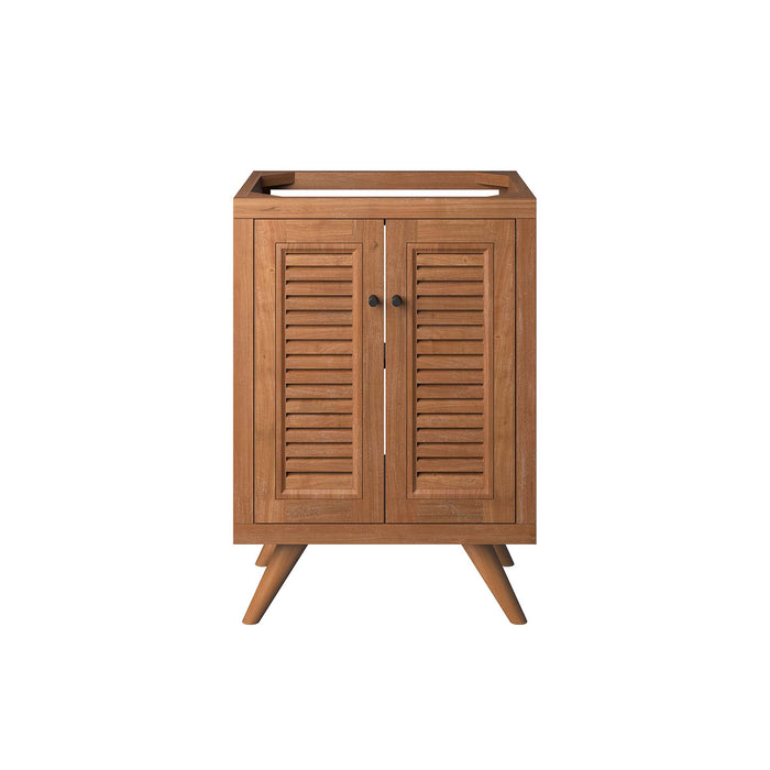 24-Inch Angelea Freestanding Vanity Cabinet – Modern Teak Wood Design Without Sink by Modway