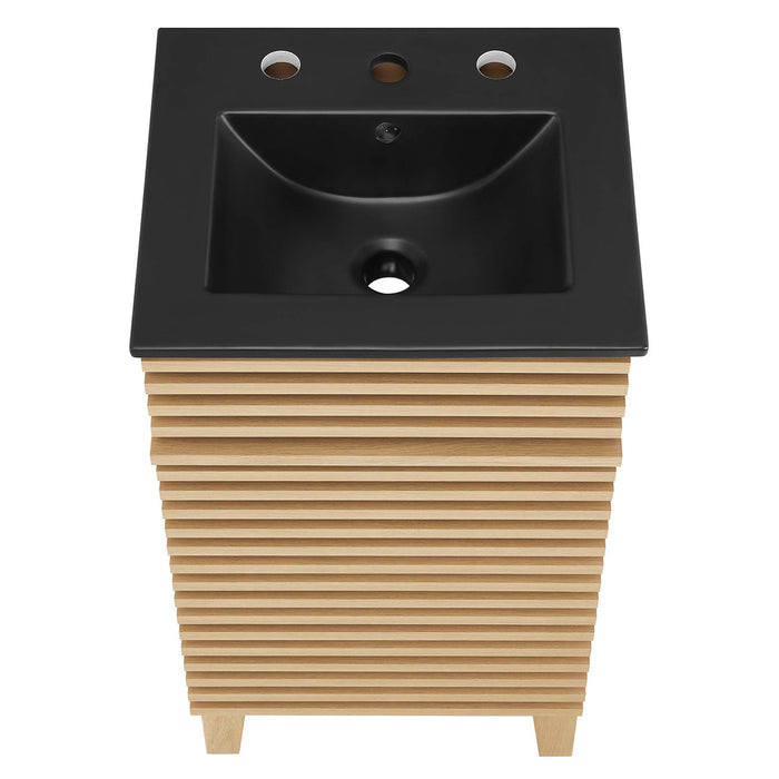 18-Inch Anderson Bathroom Cabinet – Vanity with Soft-Close Storage