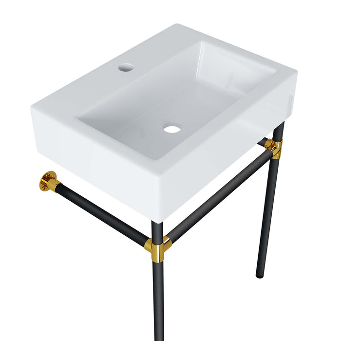 24-Inch Reptone Floating Bathroom Vanity – Sleek Wood Cabinet, Contemporary Wall-Mount Design