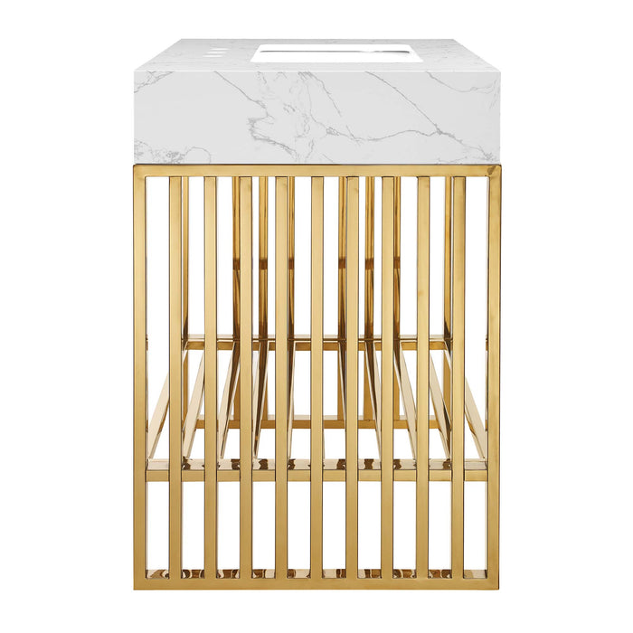 36-Inch Duncan Modern Wood Vanity – Minimalist Freestanding Bathroom Cabinet with Storage Base