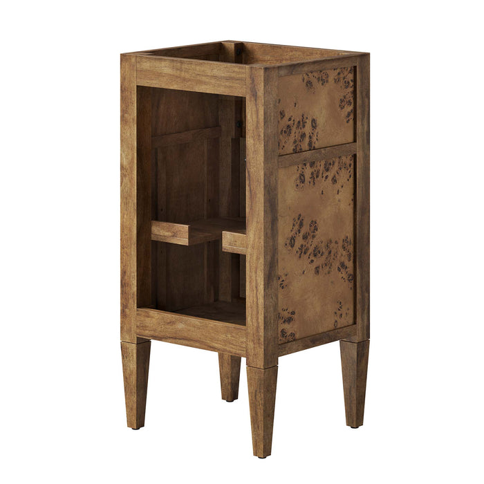 18-Inch Amare Vanity Cabinet by Modway – Space-Saving Wood Bathroom Cabinet Without Sink