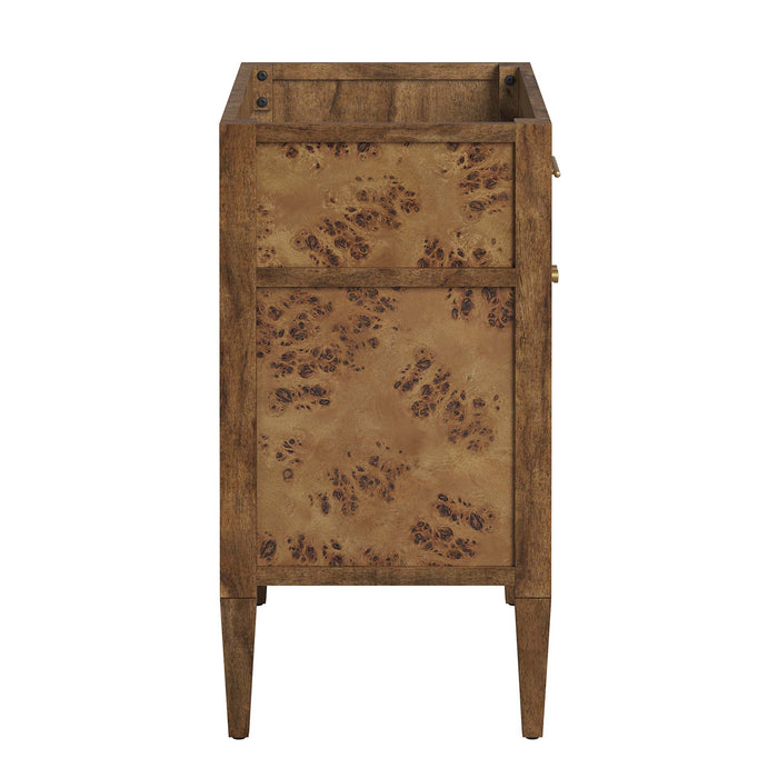 30-Inch Santin Vanity Cabinet – Solid Wood Freestanding Bathroom Base (No Sink Included)