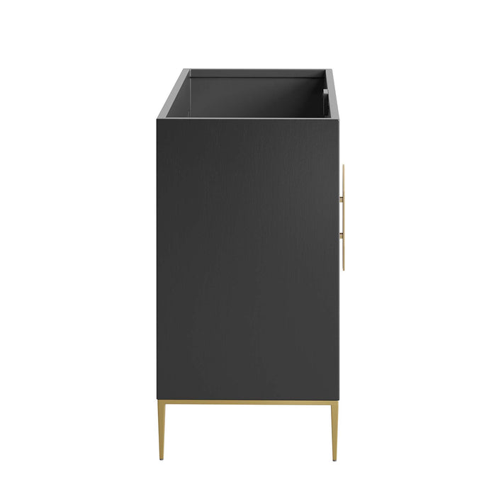 48-Inch Barlow Freestanding Vanity Cabinet – Modern Wood Design with Sink-Compatible Base
