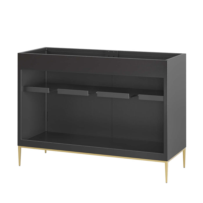 48-Inch Barlow Freestanding Vanity Cabinet – Modern Wood Design with Sink-Compatible Base