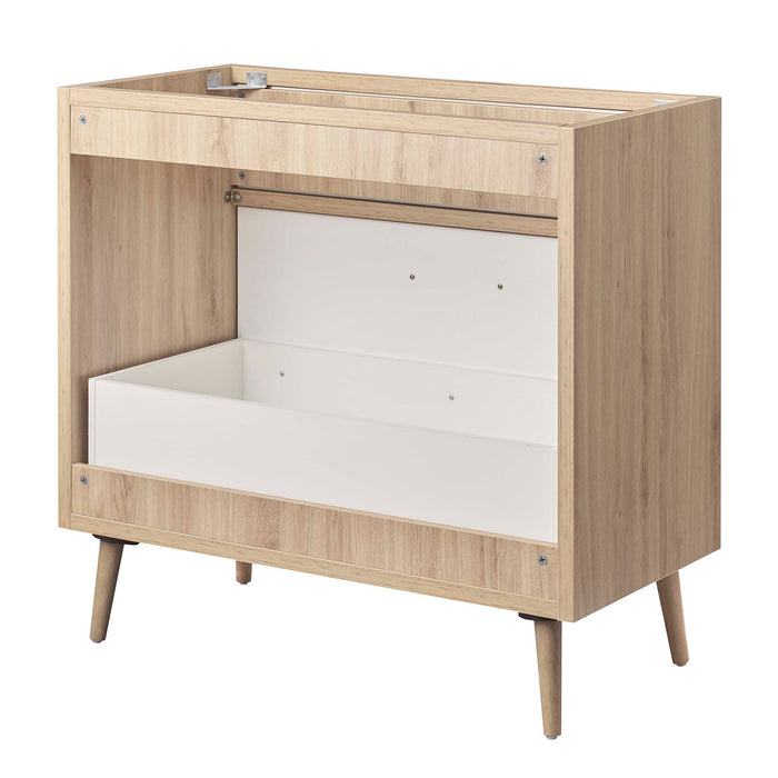 36-Inch Rita Vanity Cabinet – Solid Wood Bath Cabinet with Contemporary Style & Sink Not Included