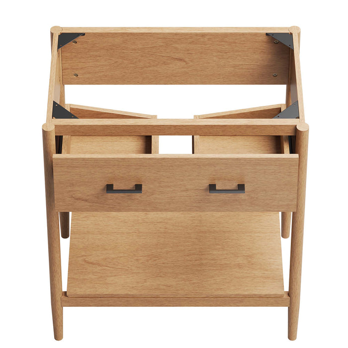 30-Inch Cardiff Wood Vanity Cabinet – Modern Style Sink Not Included
