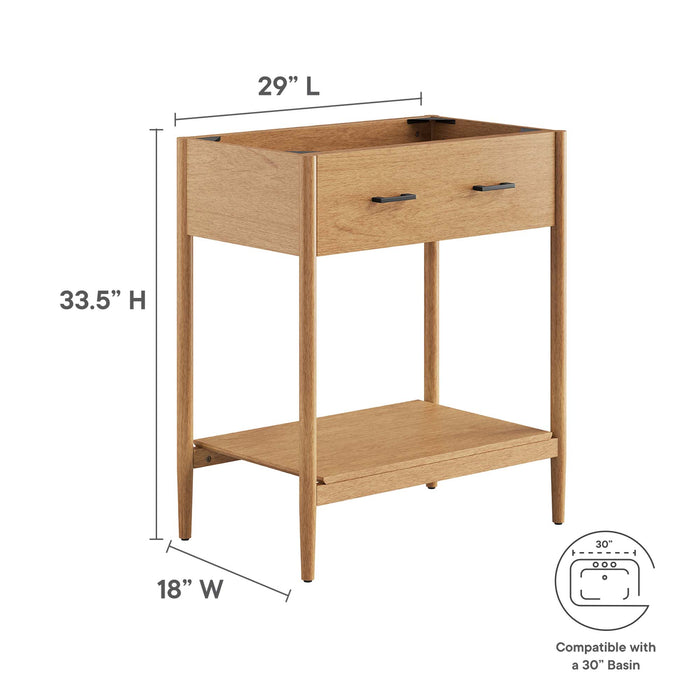 30-Inch Cardiff Wood Vanity Cabinet – Modern Style Sink Not Included