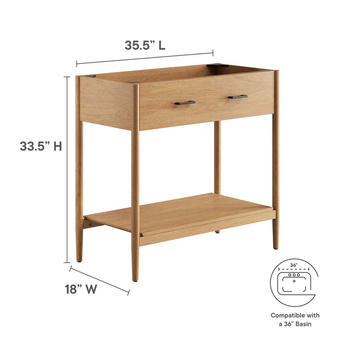 36-Inch Constanza Wood Bathroom Vanity – Modern Cabinet, Sink Not Included