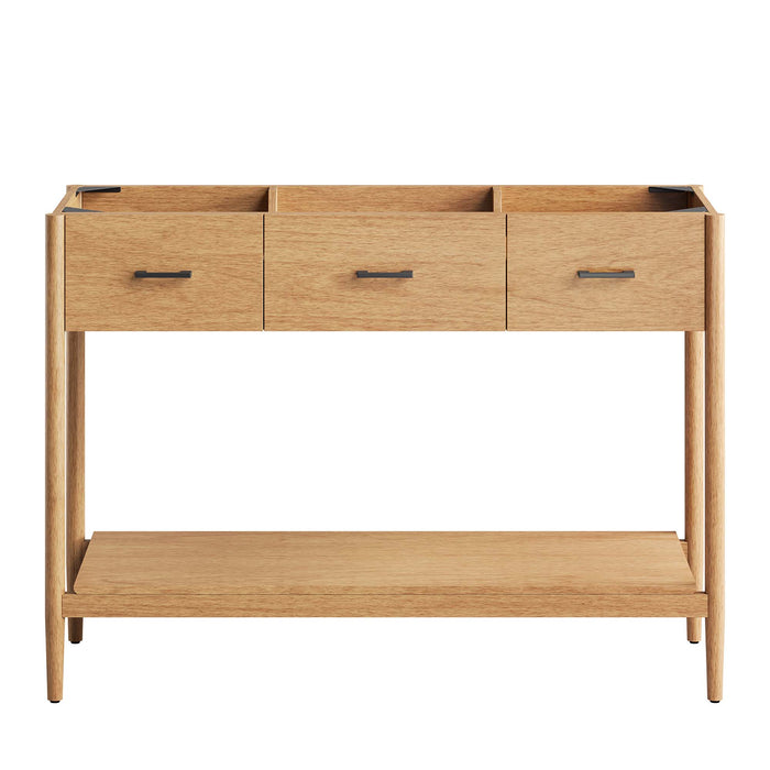 48-Inch Laminate Roanoke Vanity Cabinet – Minimalist Design, Storage Space