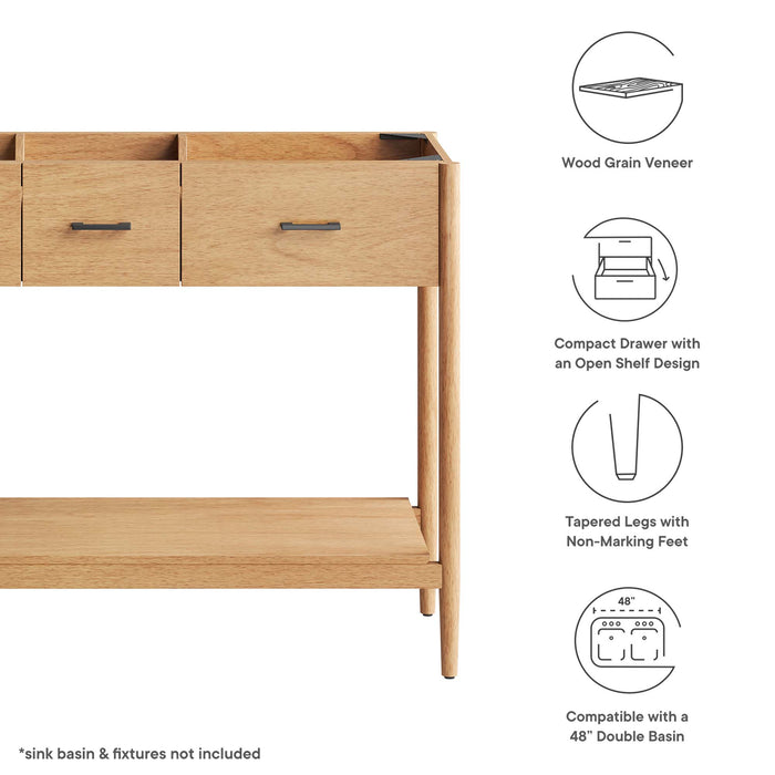 48-Inch Embick Double Sink Bathroom Vanity – Soft-Close, Minimalist Design
