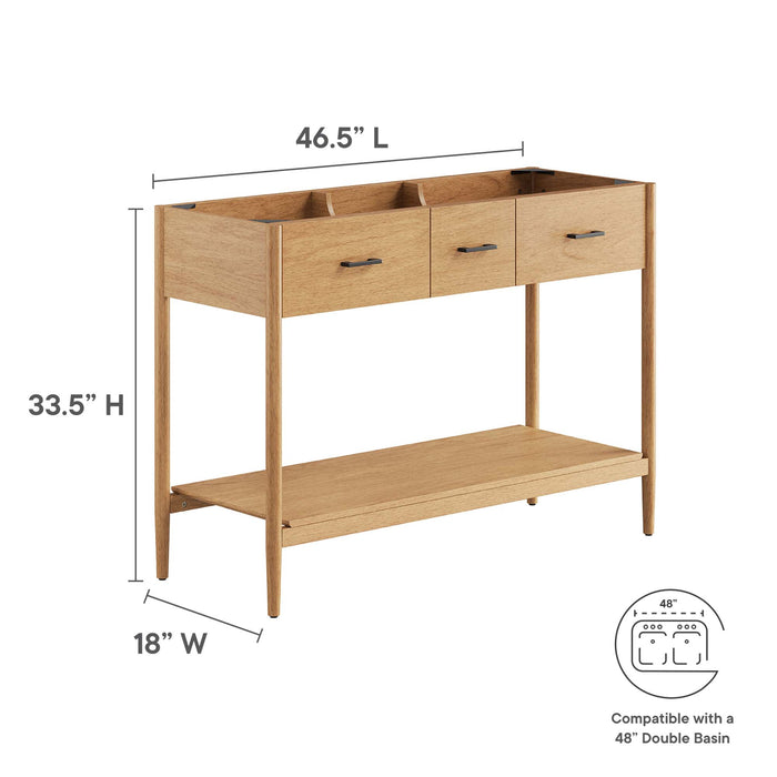 48-Inch Embick Double Sink Bathroom Vanity – Soft-Close, Minimalist Design