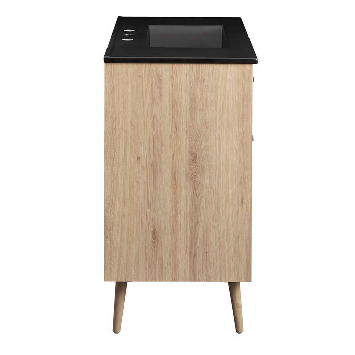 36-Inch Wooden Vanity Cabinet – Dabury Series, Contemporary Bathroom Style with Sink