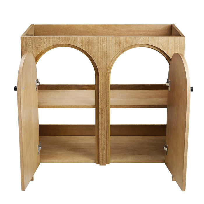 36-Inch Hartley Vanity Cabinet – Freestanding Wood Frame for Custom Sink (No Basin Included)