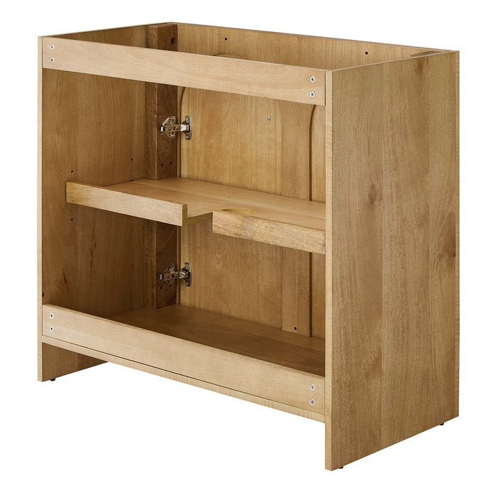 36-Inch Hartley Vanity Cabinet – Freestanding Wood Frame for Custom Sink (No Basin Included)