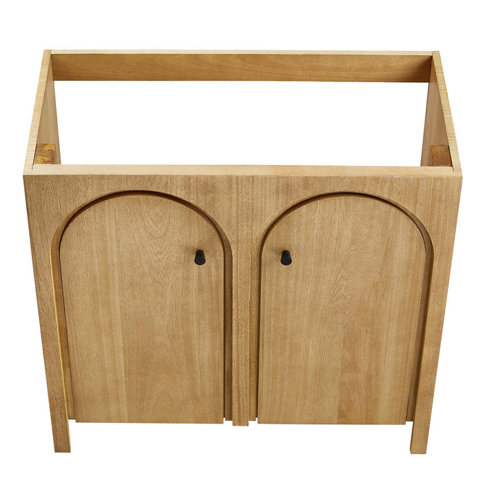 36-Inch Hartley Vanity Cabinet – Freestanding Wood Frame for Custom Sink (No Basin Included)