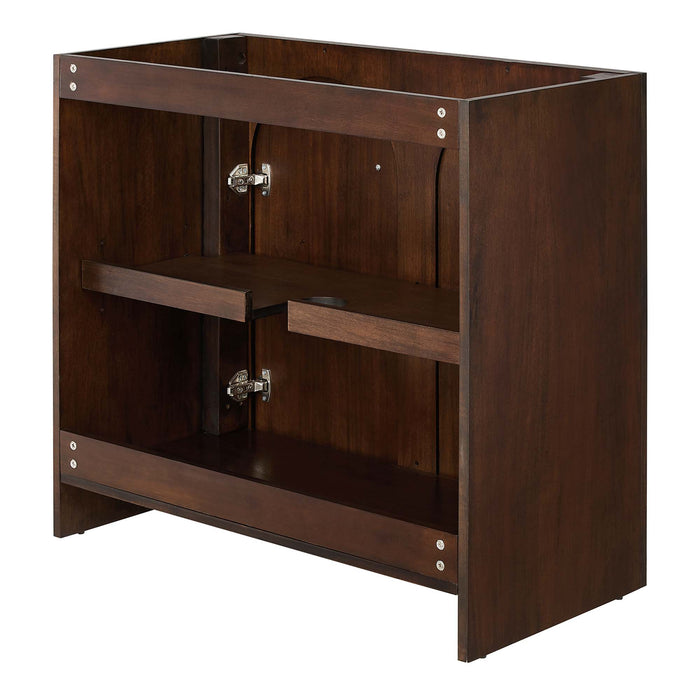36-Inch Ralston Bathroom Vanity Cabinet – Modern Wood Construction, Sink Not Included
