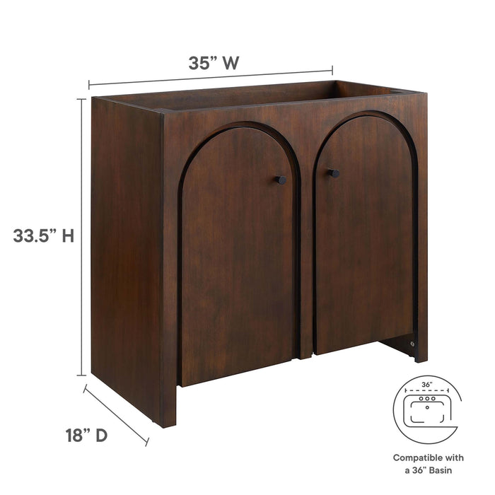 36-Inch Ralston Bathroom Vanity Cabinet – Modern Wood Construction, Sink Not Included
