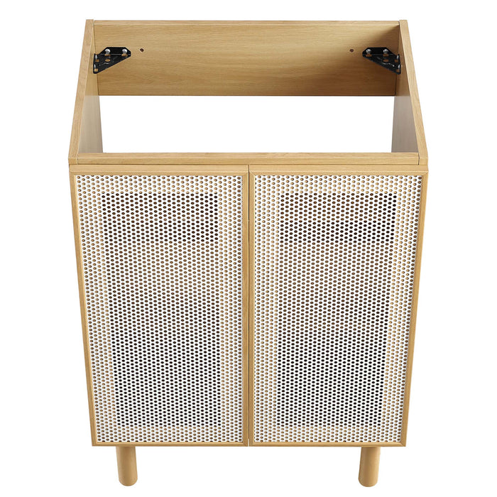 24-Inch Venus Freestanding Vanity Cabinet – Metal Bathroom Base, Sink Not Included