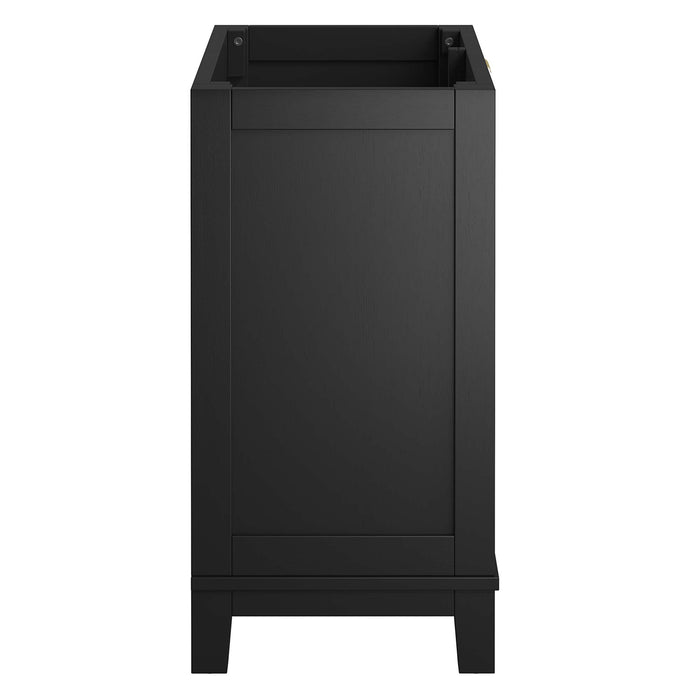 36-Inch Bobby Bathroom Vanity Cabinet – Minimalist Solid Wood Base for Countertop Sink