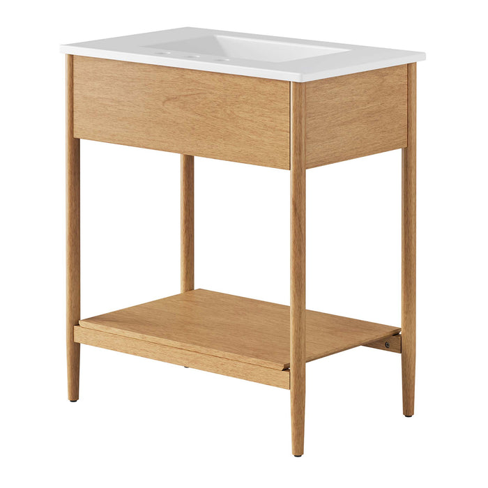 30-Inch Libra MDF Bathroom Vanity – Modern Look with Hidden Storage