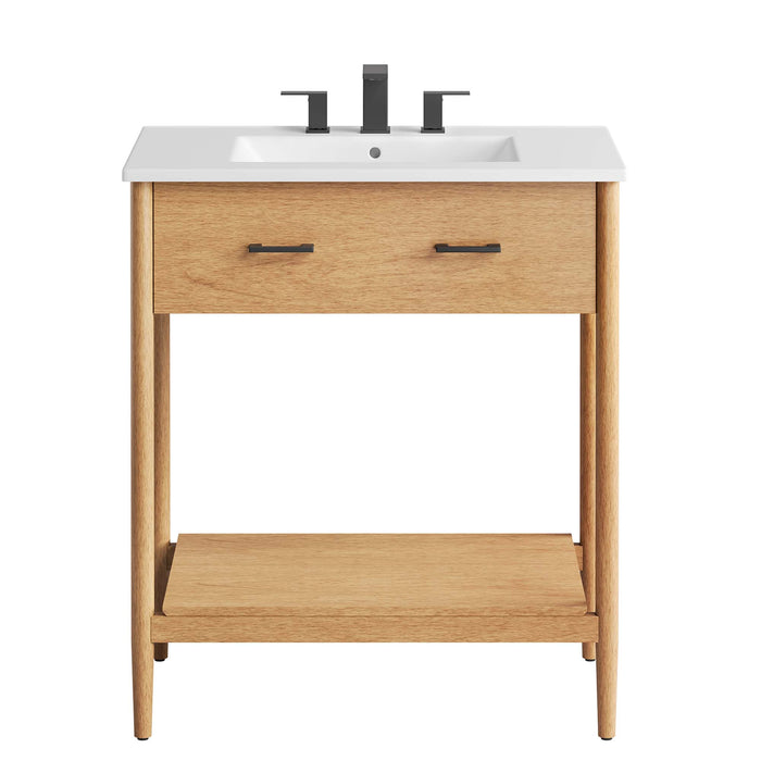 30-Inch Libra MDF Bathroom Vanity – Modern Look with Hidden Storage