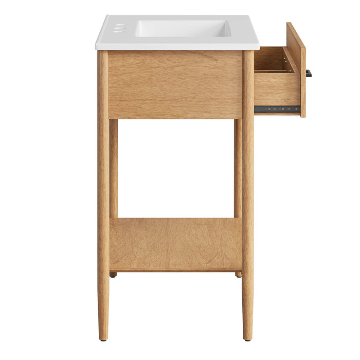 30-Inch Libra MDF Bathroom Vanity – Modern Look with Hidden Storage