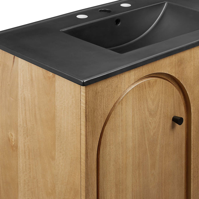 36-Inch Mitch Vanity – Compact Modern Bathroom Cabinet with Sink and Soft-Close Features
