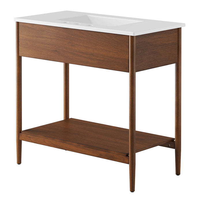 36-Inch Barnes Laminate Vanity – Minimalist Design, Sink Compatible