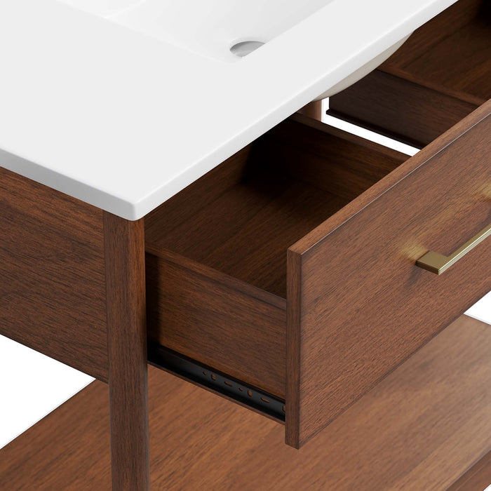 36-Inch Barnes Laminate Vanity – Minimalist Design, Sink Compatible