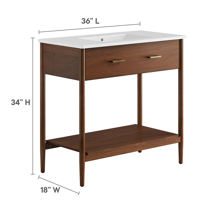 36-Inch Barnes Laminate Vanity – Minimalist Design, Sink Compatible