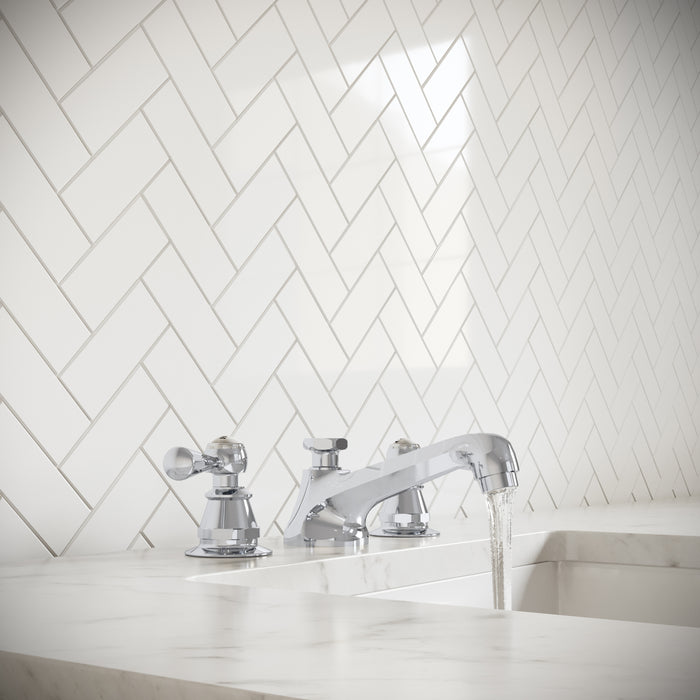 72 Inch Eileen Double Vanity Set - Carrara White Marble, Glacial Green Cabinet, Chrome Faucets & Rectangular Mirrors