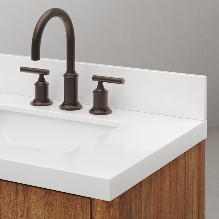 72 Inch Double Sink Mochy Mango Wood Vanity with ORB Faucets Included