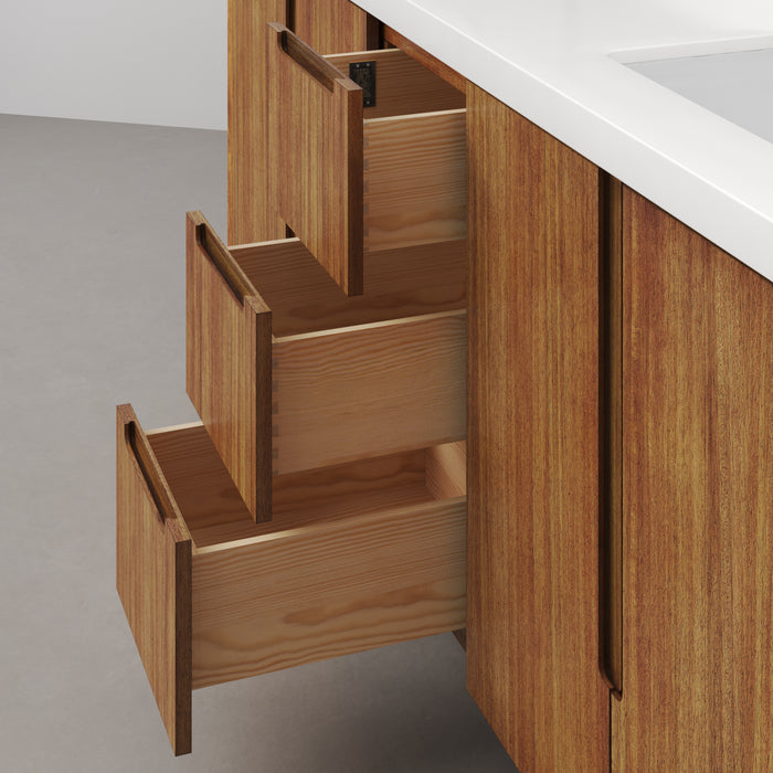 72-Inch Mango Wood Xilo Freestanding Double Vanity with Whitebrook Quartz Top & Backsplash